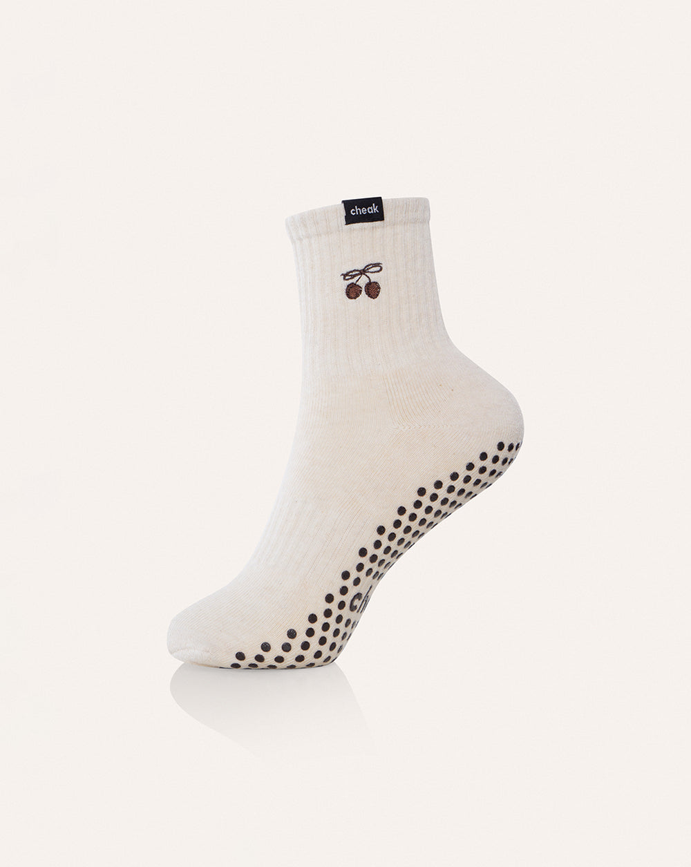 pilates-crew-socks-tomato